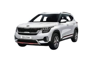 Kia seltos in white color